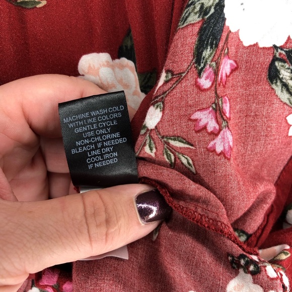 Emma Babydoll Challis Button-Front Tunic 4X - Picture 9 of 9